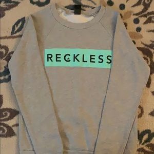 Young & Reckless crew neck sweatshirt size M